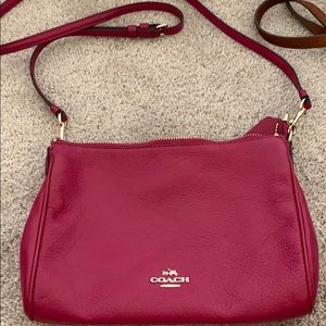 Pink coach crossbody